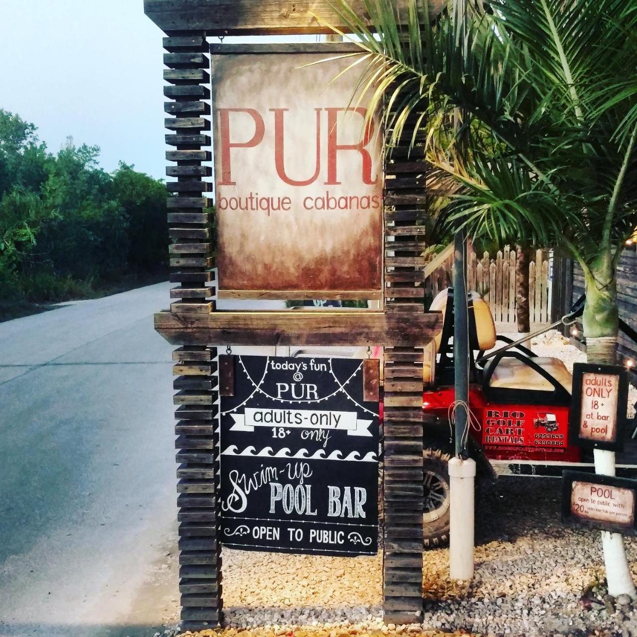 PUR Boutique Cabanas, Adults Only San Pedro  Extérieur photo